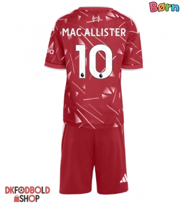 Liverpool Alexis Mac Allister #10 Hjemmebanesæt Børn 2026-27 Kort ærmer (+ korte bukser)